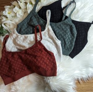 Aerie Lace Overlay Bralette Bundle